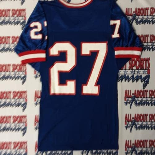Rodney Hampton Authentic Signed Pro Style Jersey JSA autografou - Capacetes NFL autografados