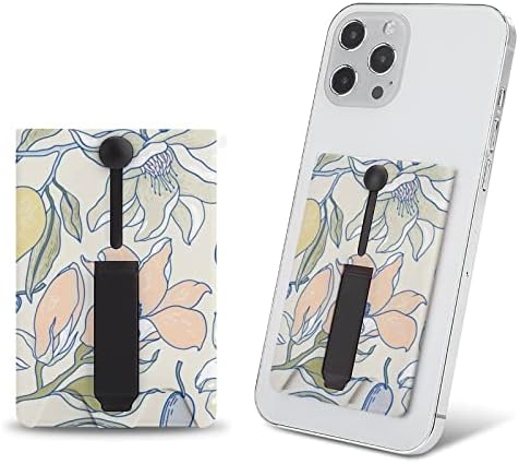 Ccyk star floral wallet capa de cartolina de carteira com stand stand celular stick stick sticks para traseiro do telefone para a maioria dos smartphones