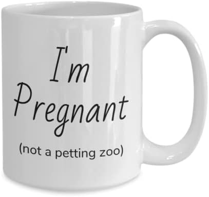 Presente engraçado de gravidez para mães Presente de gravidez para a primeira vez Moms Gravidez Coffee: Estou grávida, não um