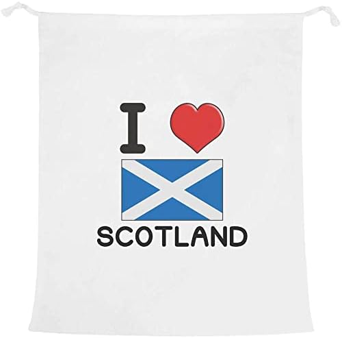 Azeeda 'I Love Scotland' Lavanderia/Bolsa de Lavagem/Armazenamento
