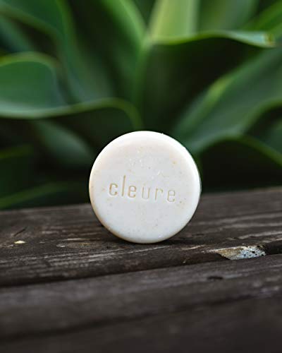 Cleure Face & Body Bar - Limpador de sabão suave para pele sensível infundida com aveia calmante - glúten, sls e fragrância grátis