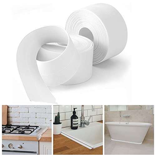 Banho e cozinha Fita de fita de caulk Faixa de selante, banheira de auto -adesivo PVC e fita de fita de fita de parede Sealador de calafeta
