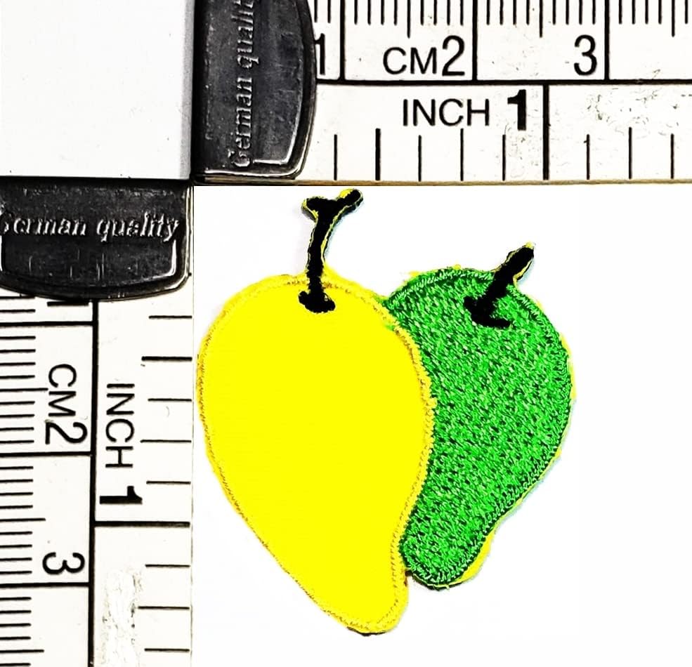 Kleenplus 3pcs. Mini Mango Fruta Crianças Cartoon Patches Food Fruit Ferre
