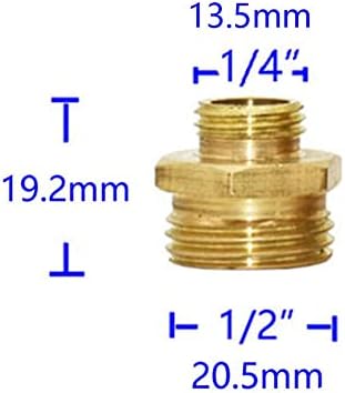 Brass 1/4 “1/2 3/4 1 polegada de feminino feminino conector de feminino cotovelo tee de água cruzada reparo de cobre Acessórios de cobre Reduzindo o conector 1pcs