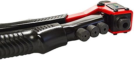 EZ Travel Hand Pop Gun com 4 tamanhos de tamanho, pistola pop para rebites de aço e alumínio, ferramenta de rebite pop profissional prenda com segurança rebites
