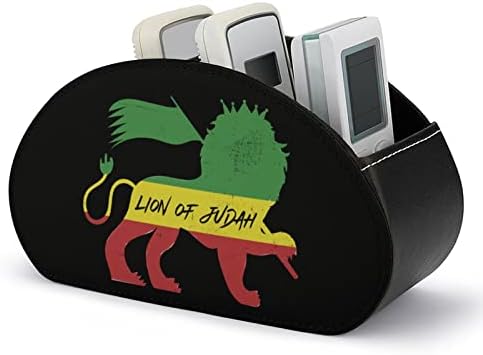 Lion of Judah Rasta Reggae Música Controle Remoto Caixa de Armazenamento PU PU Multifuncional Tits Remote Control Organizer Box