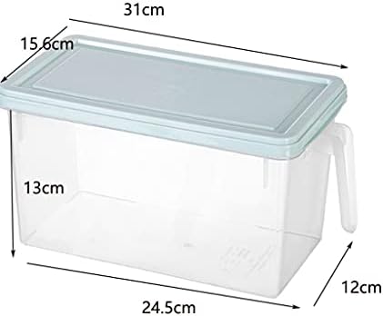 Caixa de armazenamento de geladeira PDGJG Recipiente de alimentos, Freezer de caixa de armazenamento de refrigerador