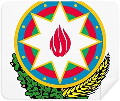 Baku Azerbaijão Nacional de limpeza de emblemas Limpador de tela 2pcs Camurça