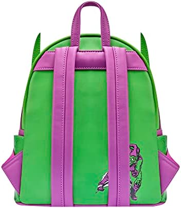 Loungefly Marvel: Green Goblin Cosplay Backpack, exclusivo, multicolor