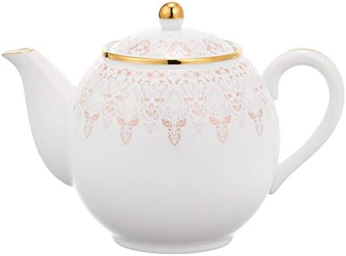 Narumi 52251-4515 Pote de chá, aurora rosa, 11,2 fl oz, com infusor de chá