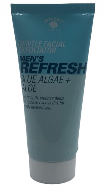 Bolero Beverly Hills Hidratante e esfoliante facial. Algae azul + aloe dois tubos de 3 onças.