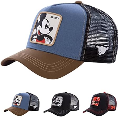 Yafubo Cartoon Baseball Cap masculino Retro caminhoador feminino para esportes ao ar livre