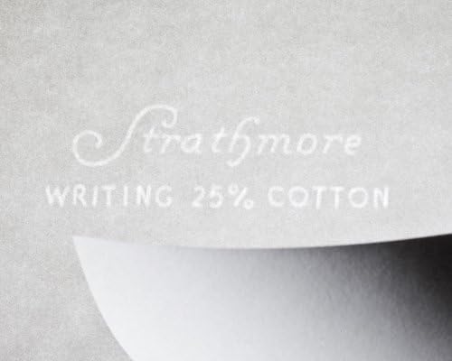 STRATHMORE 300068 25% Cotton Business, 24 lb, 8 1/2 x 11, Ultimate White, 500 folhas