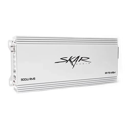 Skar Audio RP-75.4ABM 500 watts Classe A/B de 4 canais amplificador marinho