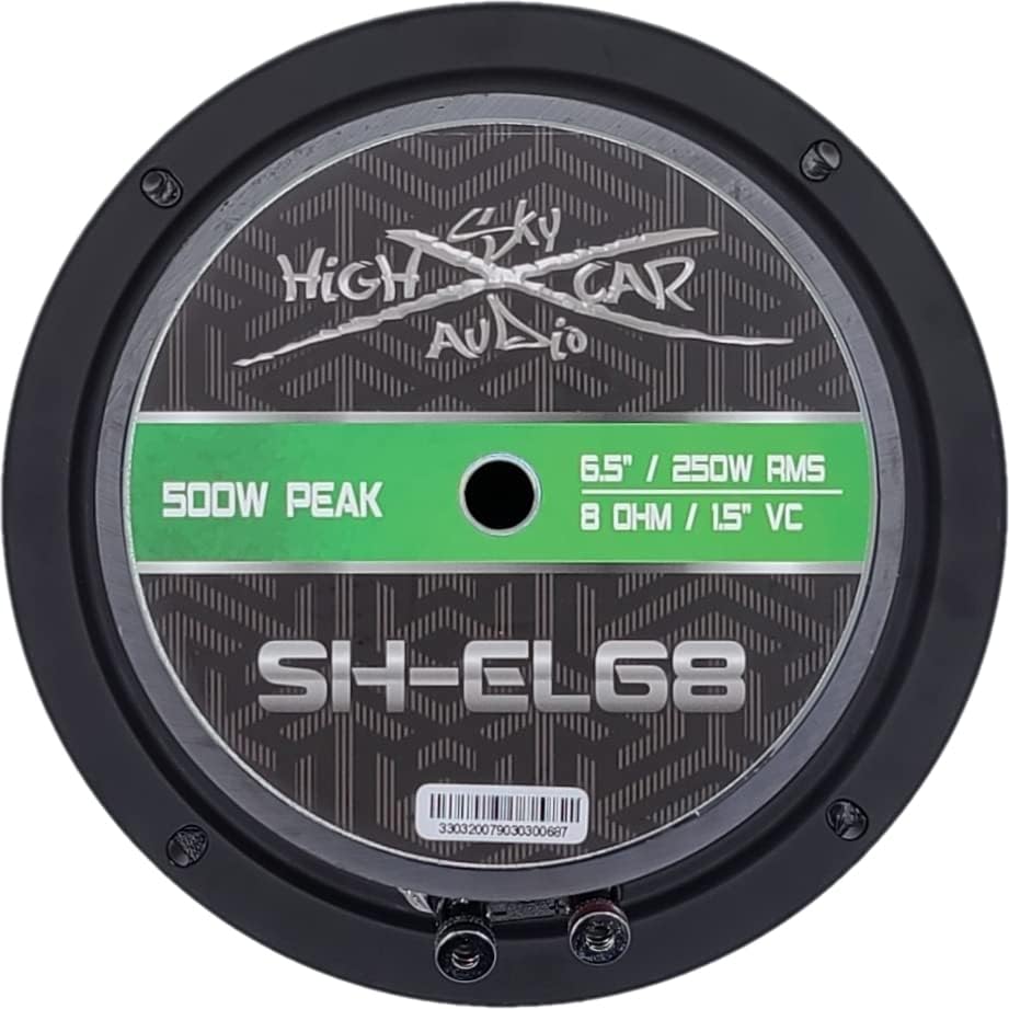 Sky High Car Audio SHCA EL68 6.5 Orador médio de médio porte 500 watts 8 ohm