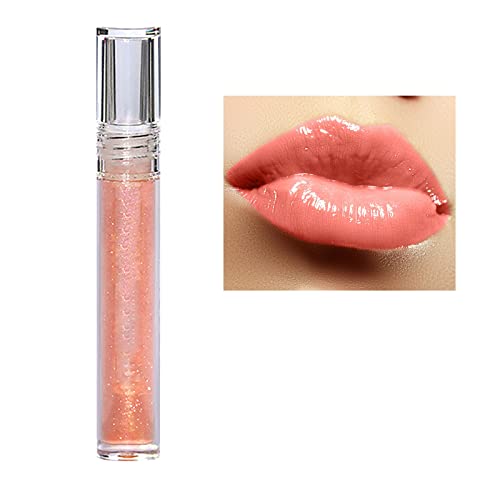 WGUST NATURAL Lip Scrub para líquido de veludo escuro Cosméticos clássicos à prova d'água clássica Longa Longa Corção Lip Lip Full Gloss 3.2ml Lip Gloss for Kids 10-12