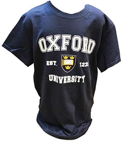 Camisetas impressas da Universidade de Oxford - vestuário oficial