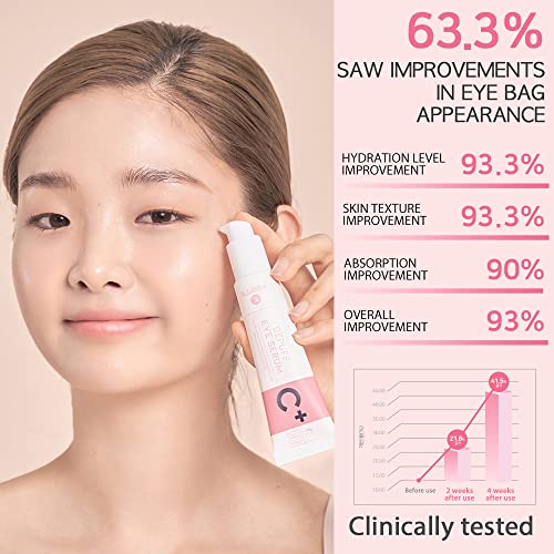 OOTD Intensivo soro vegano do olho facial [30 g x 3] Solução de cuidados com a pele coreana para e depuff + Wrinkle Lift + Tratamento de círculo escuro