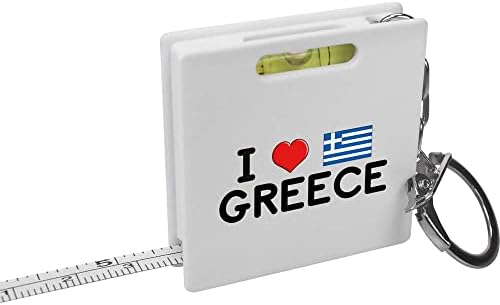 'Eu amo a Grécia' fita adesiva/ferramenta de nível de espírito