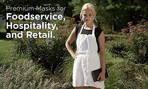 Máscara Ultralight Máscara Transparente Higiene Open Face Shield for Foodservice, Hospitalidade e Varejo-Anti-Capa, Reutilizável,