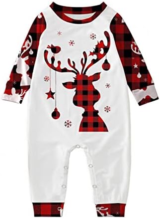 Pijama de bebê de Natal para a família Combation Baby PJS Conjunto de PJS Imprimir