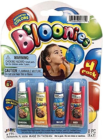 4 tubos bloonies Cores variadas sopram balões de plástico b'loonies Festa infantil divertida
