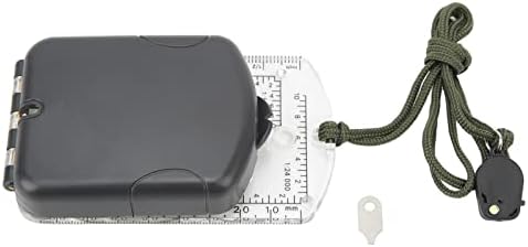 Kadimendium Compass multiuso, lâmpada de lâmpada LED contas luminosa discagem leve refletor de luz portátil bússola portátil ferramenta