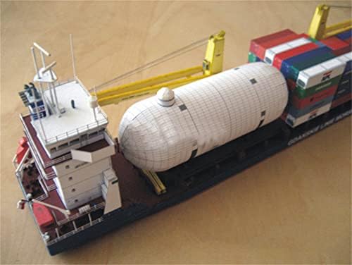Natefemin DIY Modelo 1: 400 Polonês Gdansk Navio de carga Modelo de papel Sciene Display