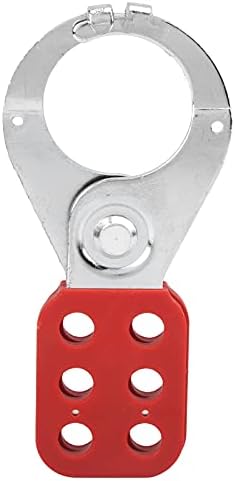 Lockout Tagout Safety Hasp Lockout Kit de etiqueta de aço Gerenciamento multiplayer bloqueio Universal Multipol Circuar Lockouts Padlocks de bloqueio de plugue definido para bloquear estações de etiqueta