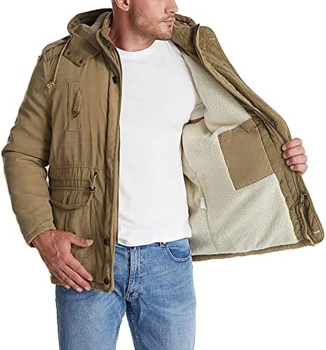 Jaqueta de couro ADSSDQ para homens, moderna saindo de inverno plus size coat homens de manga comprida no meio da jaqueta