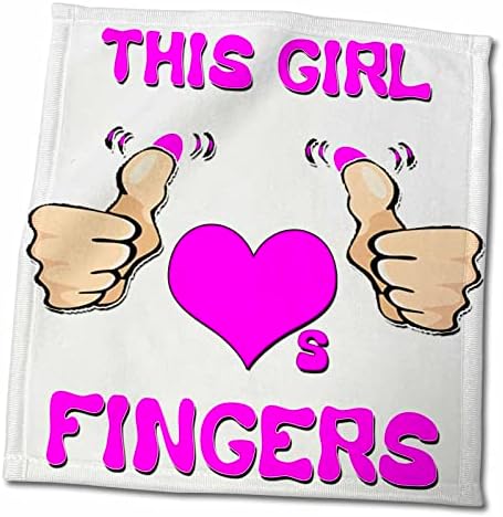 3drose essa garota adora dedos - toalhas
