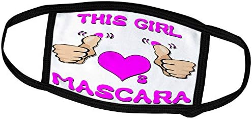 3Drose This Girl Loves Mascara - Covers de rosto