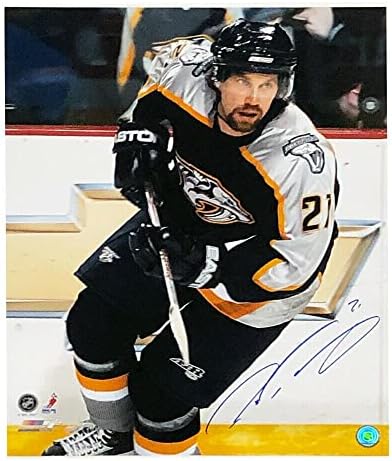 Peter Forsberg assinou Nashville Predators 16 x 20 foto - 79143 - fotos autografadas da NHL