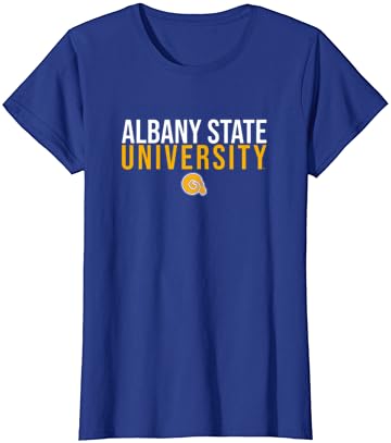 T-shirt empilhada da Universidade de Albany State University