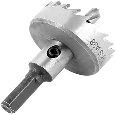 Novo LON0167 Corte de 38 mm em apresentação DIA HSS 6542 Eficácia confiável Twist Drill Bit Hole Cutter Tool W Ferramenta W HEX