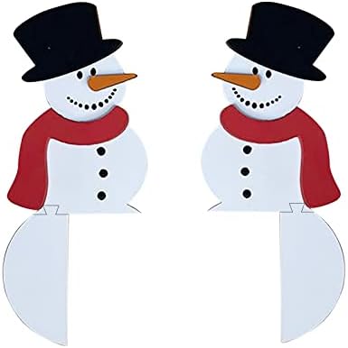 HHMEI Christmas Santa Snowman Hat Hat Door Decoração de canto de Natal SGCABIEEQJ68ZV