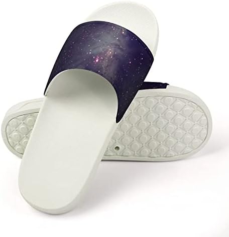 Sandálias do Universo Galaxy House não deslizam chinelos de dedo do pé para massagem Banho de spa de chuveiro