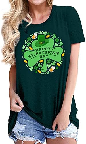 Camiseta do dia de St. Patricks Gnomos Camisetas camisetas shamrock Tees gráficos soltos FIT CREVENÇÃO TOPS DE BLUSHA DE Holiday