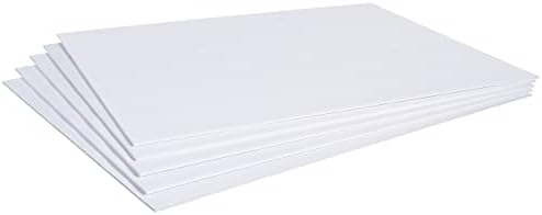 Placa de espuma ucreate®, branco, fosco, 20 x 30, 10 folhas