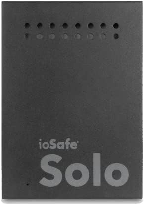 IOSAFE SOLO G3, 2TB Black, armazenamento externo à prova de fogo/à prova d'água; USB 3.0, DRS de 2 anos
