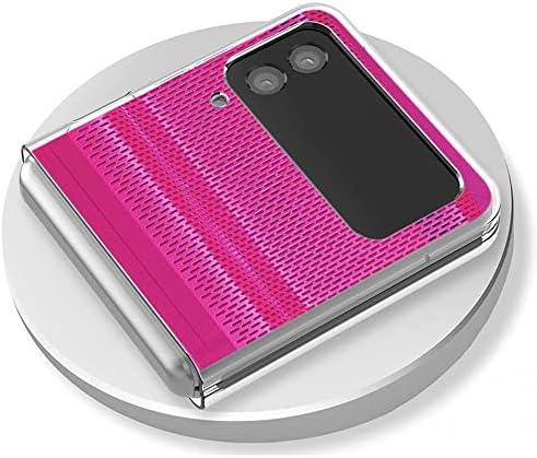 BCOV Galaxy Z Flip 4 5G Case, decoração de rosa quente Anti-arranhão Caso duro Solid Caso Protetivo Tampa do telefone Shaok para
