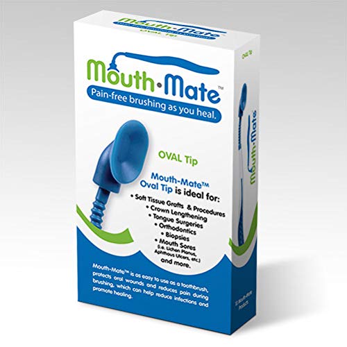 Companheiro de boca grande higiene oral oval e escovação de dente com auxílio com alça dobrável exclusiva e ponta macia para melhorar