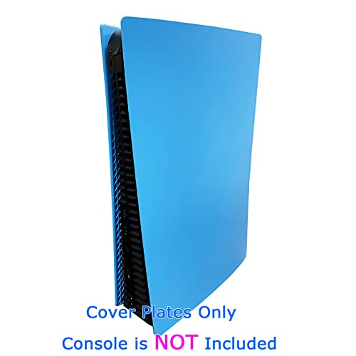 Novo para PS5 Placas de tampa de placa facial Substituição azul Starlight, compatível com para PlayStation 5 Disc Edition Video Game