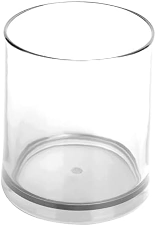 Fiyo 300ml de copos de plástico, copos portáteis de copos portáteis de bebidas acrílicas claras de acrílico
