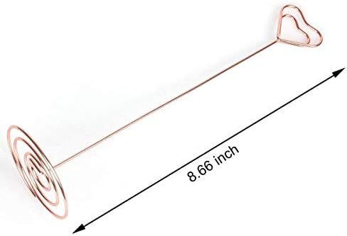 Jofefe 10pcs, 8,6 polegadas de altura, suporte para suporte de cartão de mesa do suporte de mesa do cartão de mesa do cartão de mesa
