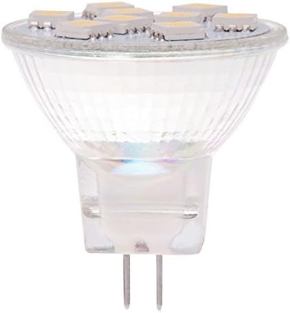MR11-9T-WW WW MR11 LED LED LED Bulbo de reposição de halogênio LED, 12V AC/DC, 1,8W, 15-20W equivalente, branco quente 3000K,