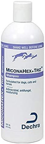 Dechra Miconahex + Triz Shampoo para cães, gatos e cavalos