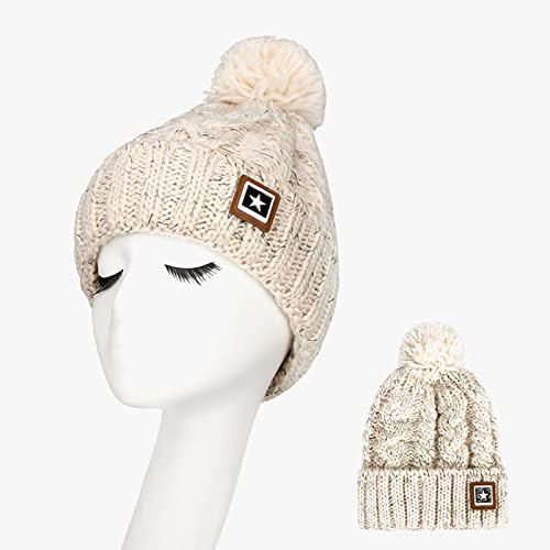 Chapéus de inverno para mulheres Knit Beanie Woolen maconha quente Proteção de pelúcia ao ar livre Capinho de ciclismo boné