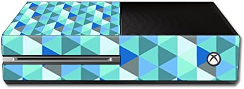 MightySkins Skin Compatível com Microsoft Xbox One Caso de Console Wrap Skins Skins Blue Kaleidoscope