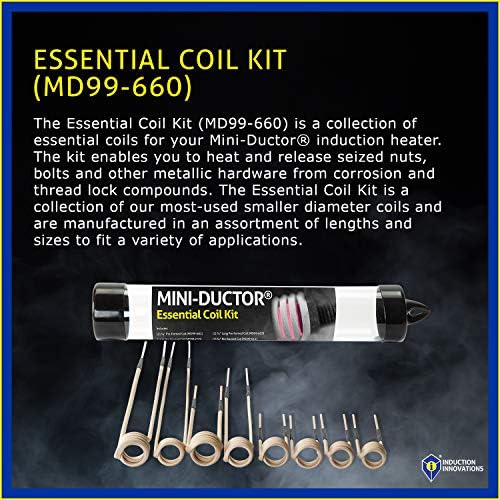 INOVAÇÕES DE INDUÇÃO MD99-660 Mini-Ducutores de 8 peças Kit de bobina essencial, flexível e duradoura